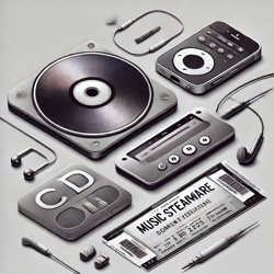 CD, музыкальное программное обеспечение, билеты